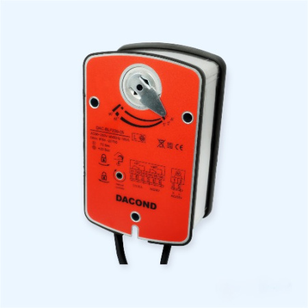 DAC-BLF230-15 Dacond Противопожарный привод с возвратной пружиной DAC-BLF230-15 Dacond Противопожарный привод с возвратной пружиной